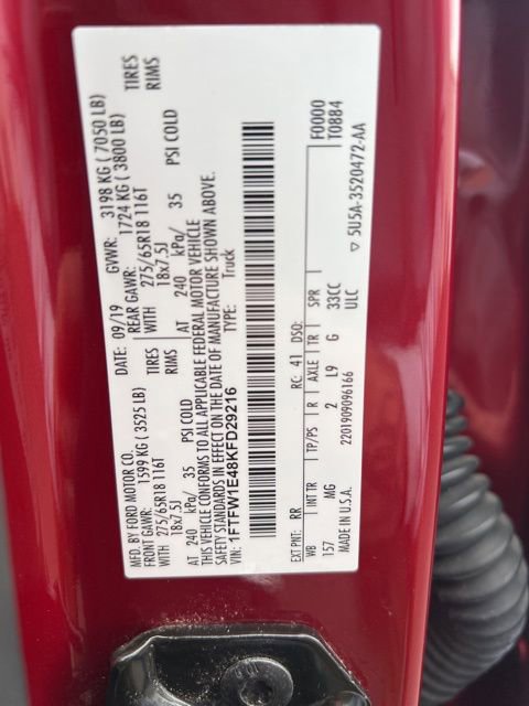 Used 2019 Ford F150 XLT w/ Equipment Group 302A Luxury image 28