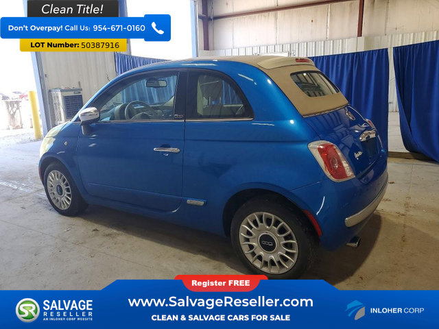Used 2015 FIAT 500 Lounge w/ Luxury Leather Package FWD image 3
