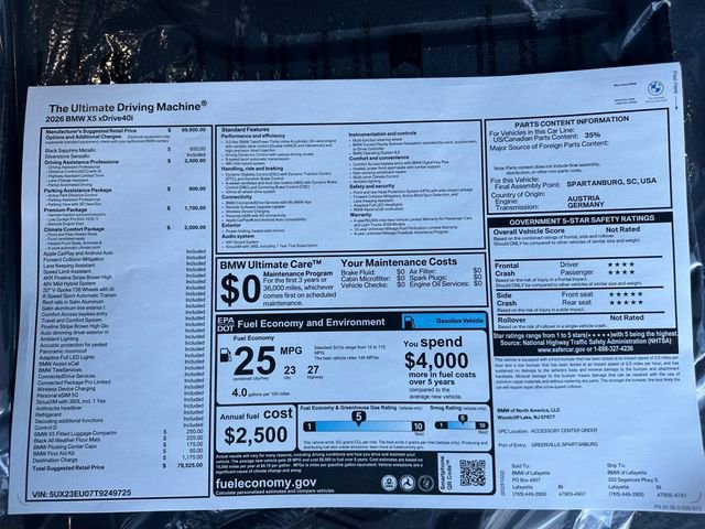 New 2026 BMW X5 xDrive40i image 23