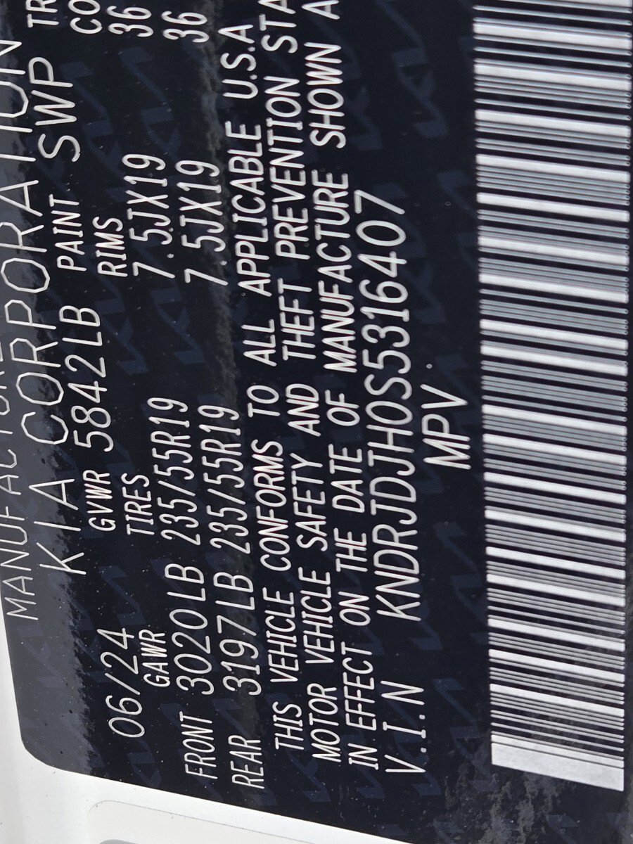 New 2025 Kia Sorento EX w/ EX Panoramic Sunroof Package image 24