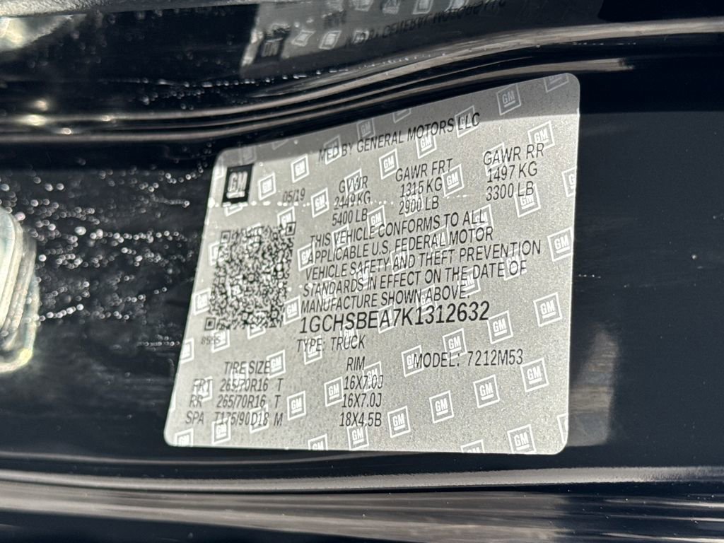 Used 2019 Chevrolet Colorado W/T w/ WT Convenience Package image 41