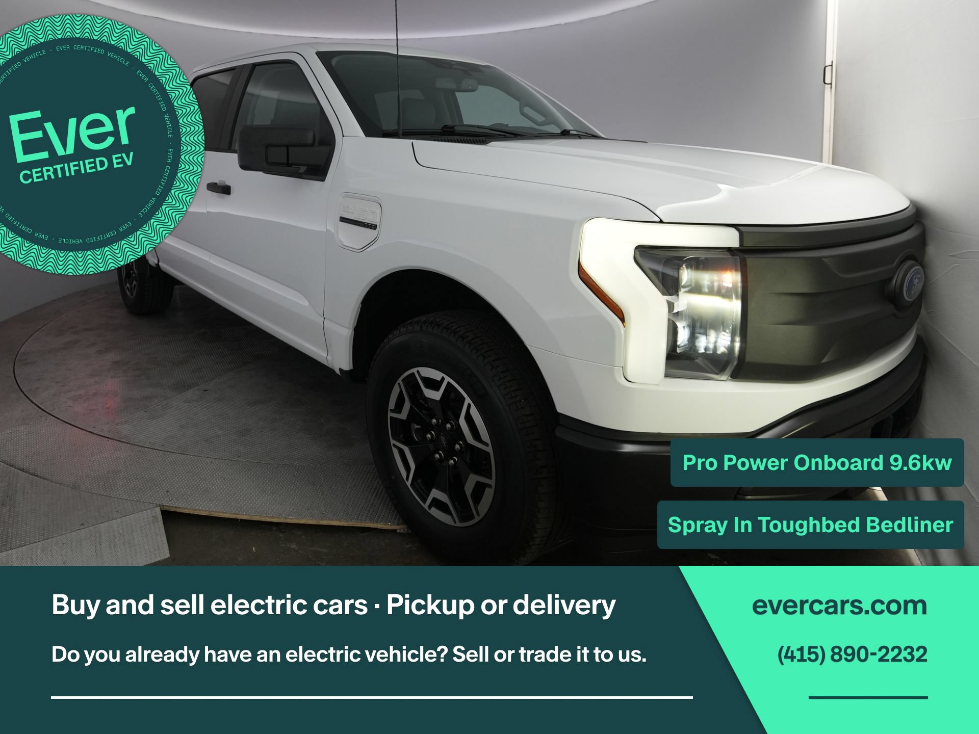 Used 2023 Ford F150 Lightning Pro AWD/4WD image 1