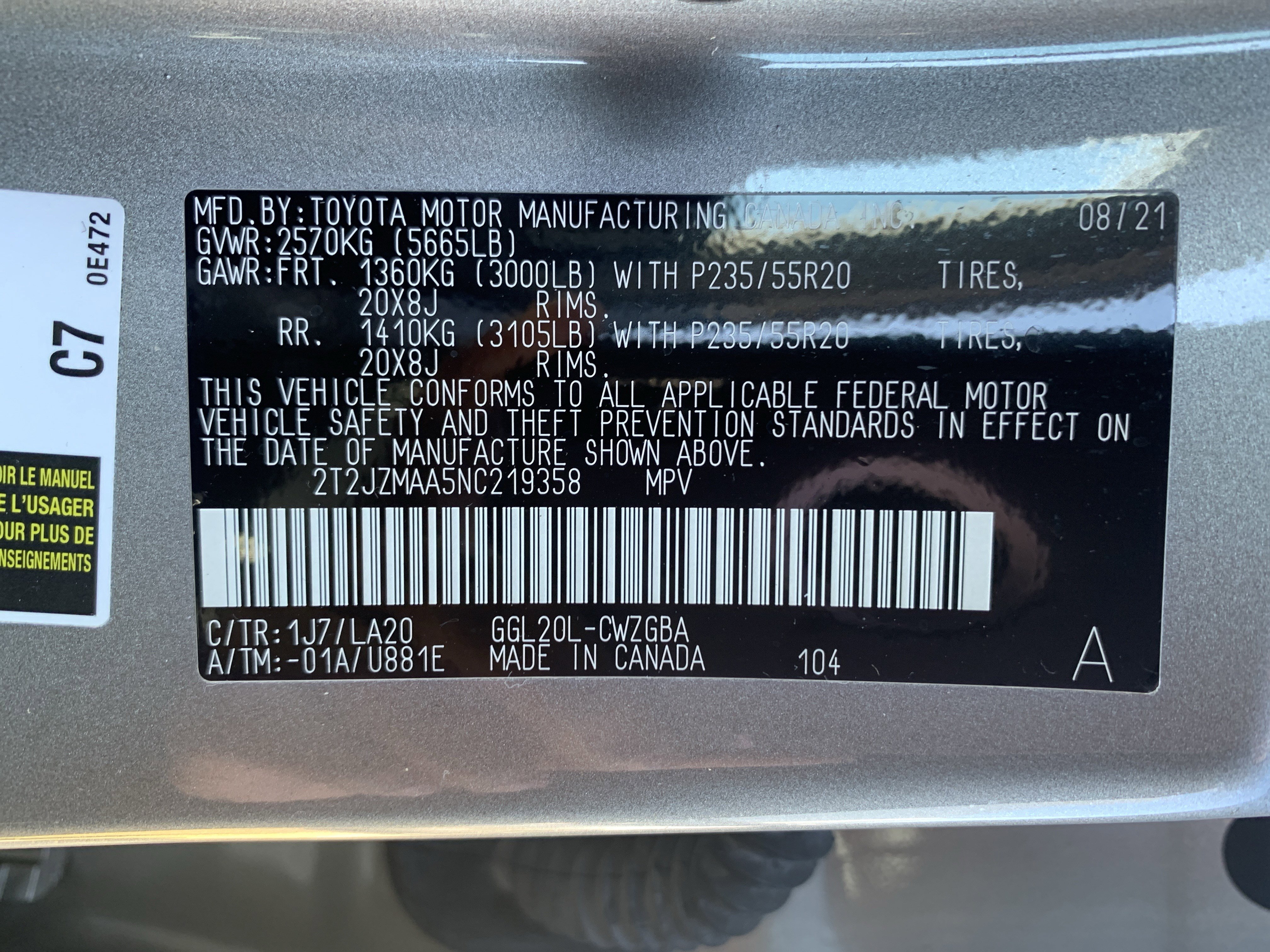 Certified 2022 Lexus RX 350 RX 350 FWD SUV w/ Luxury Package image 36