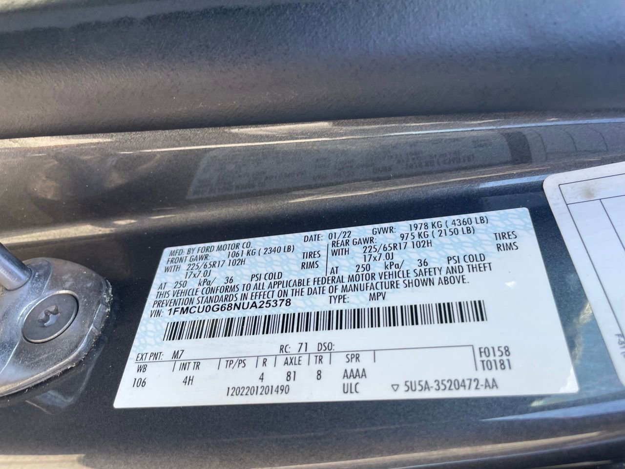 Used 2022 Ford Escape SE image 10