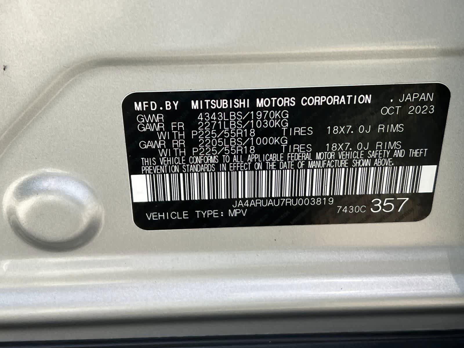 Used 2024 Mitsubishi Outlander Sport LE AWD/4WD image 30