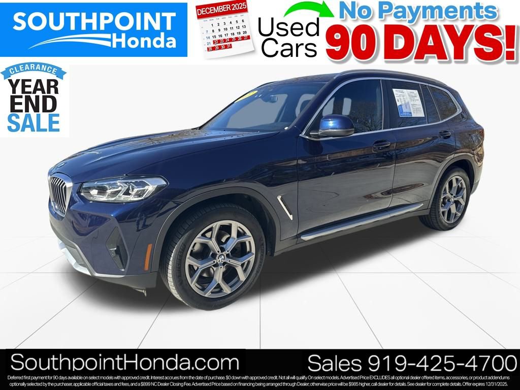 Used 2022 BMW X3 xDrive30i w/ Premium Package 2 image 3