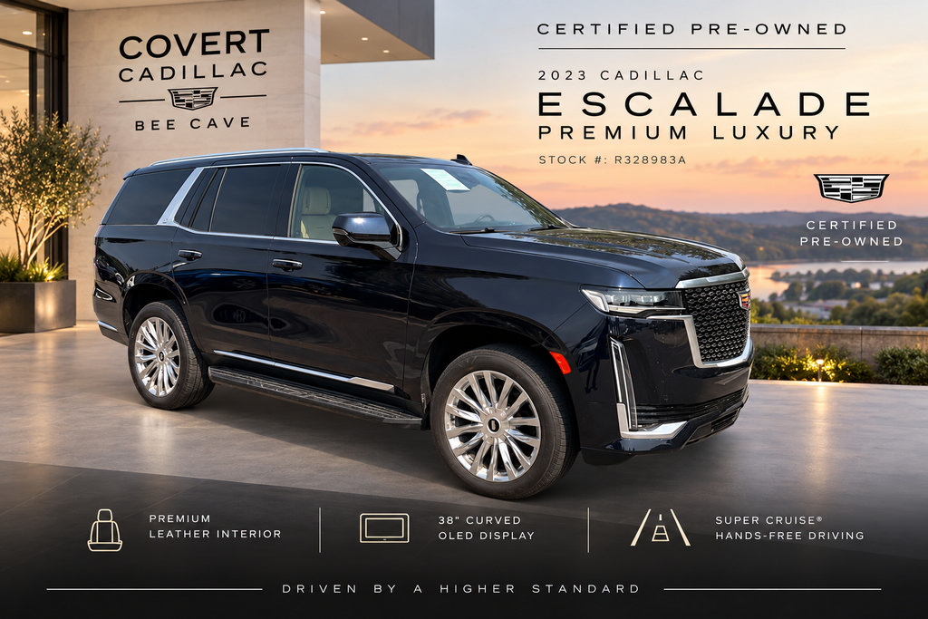 Certified 2023 Cadillac Escalade Premium Luxury AWD/4WD 360° Tour