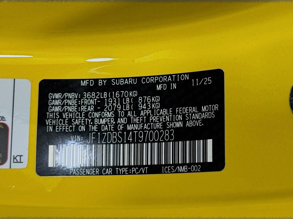 New 2026 Subaru BRZ Series.Yellow RWD image 28