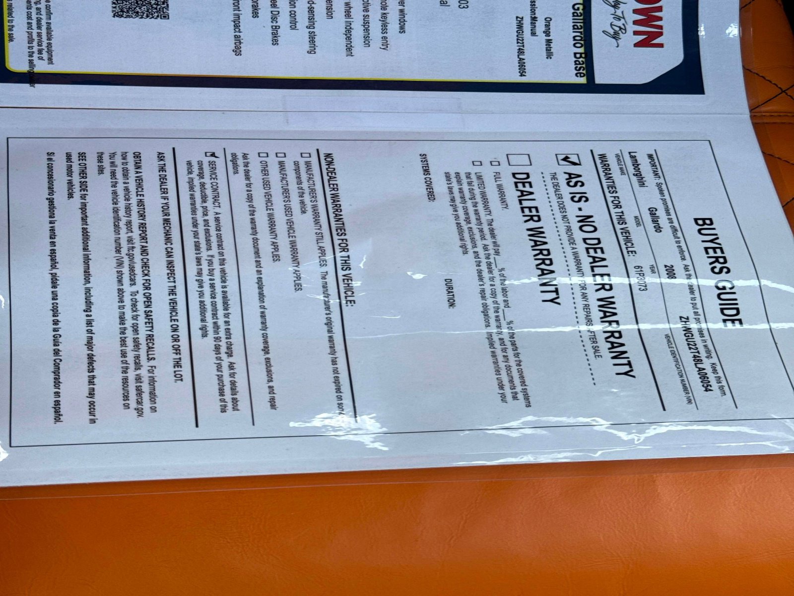 Used 2008 Lamborghini Gallardo Spyder image 32