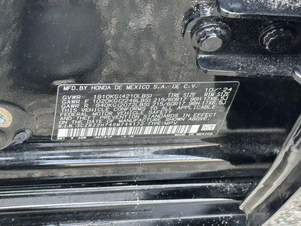 Certified 2025 Honda HR-V EX-L image 32