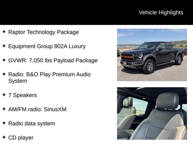 Used 2018 Ford F150 Raptor w/ Equipment Group 802A Luxury AWD/4WD image 8