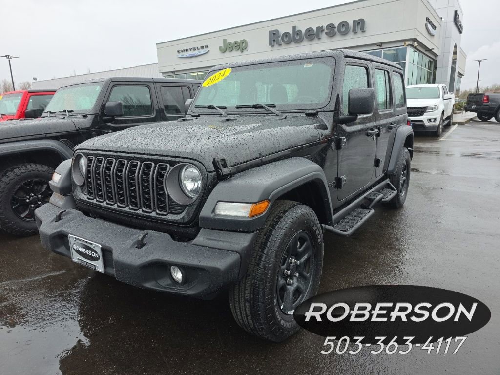 Certified 2024 Jeep Wrangler Sport image 1