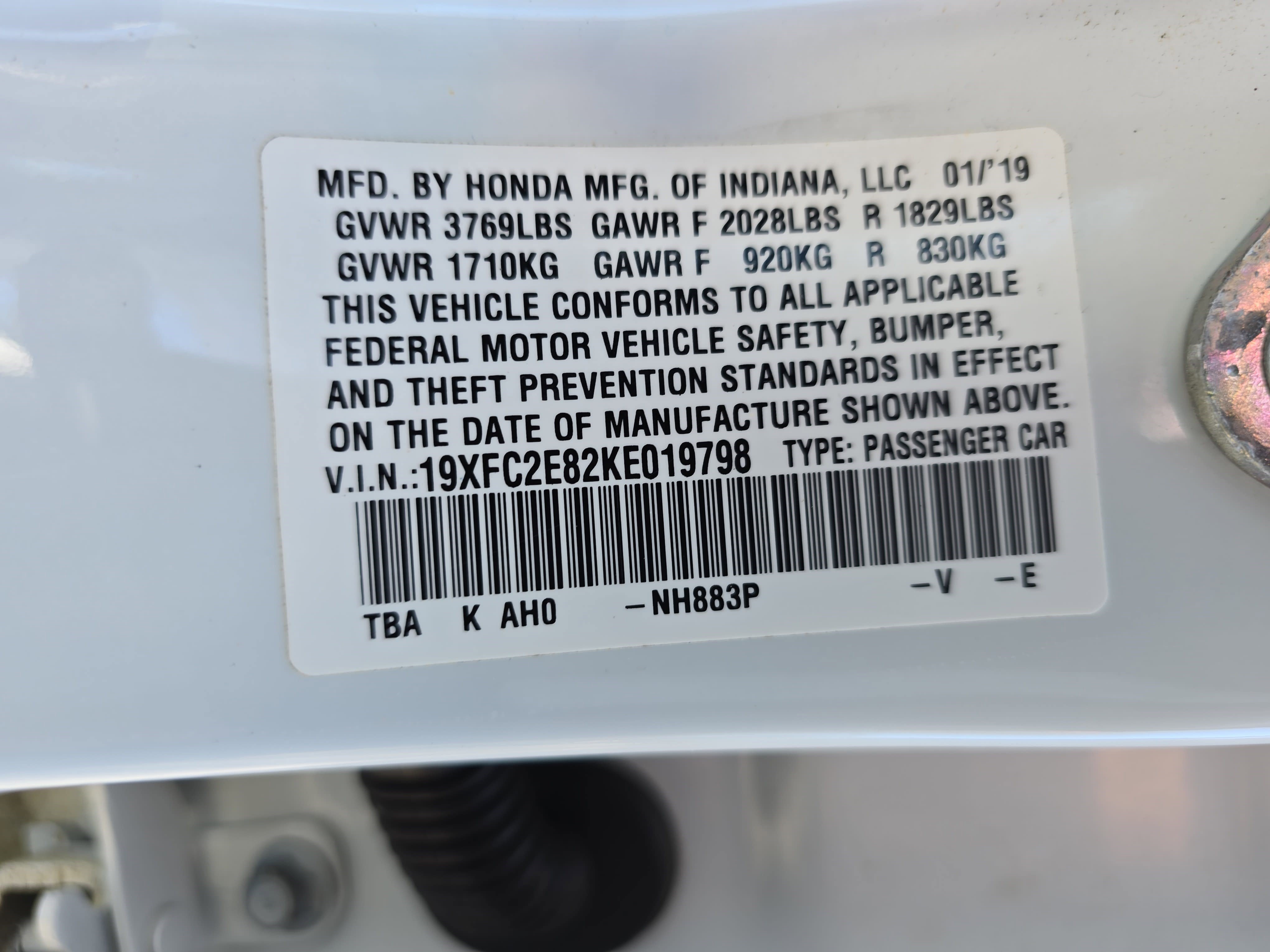 Used 2019 Honda Civic Sport image 36