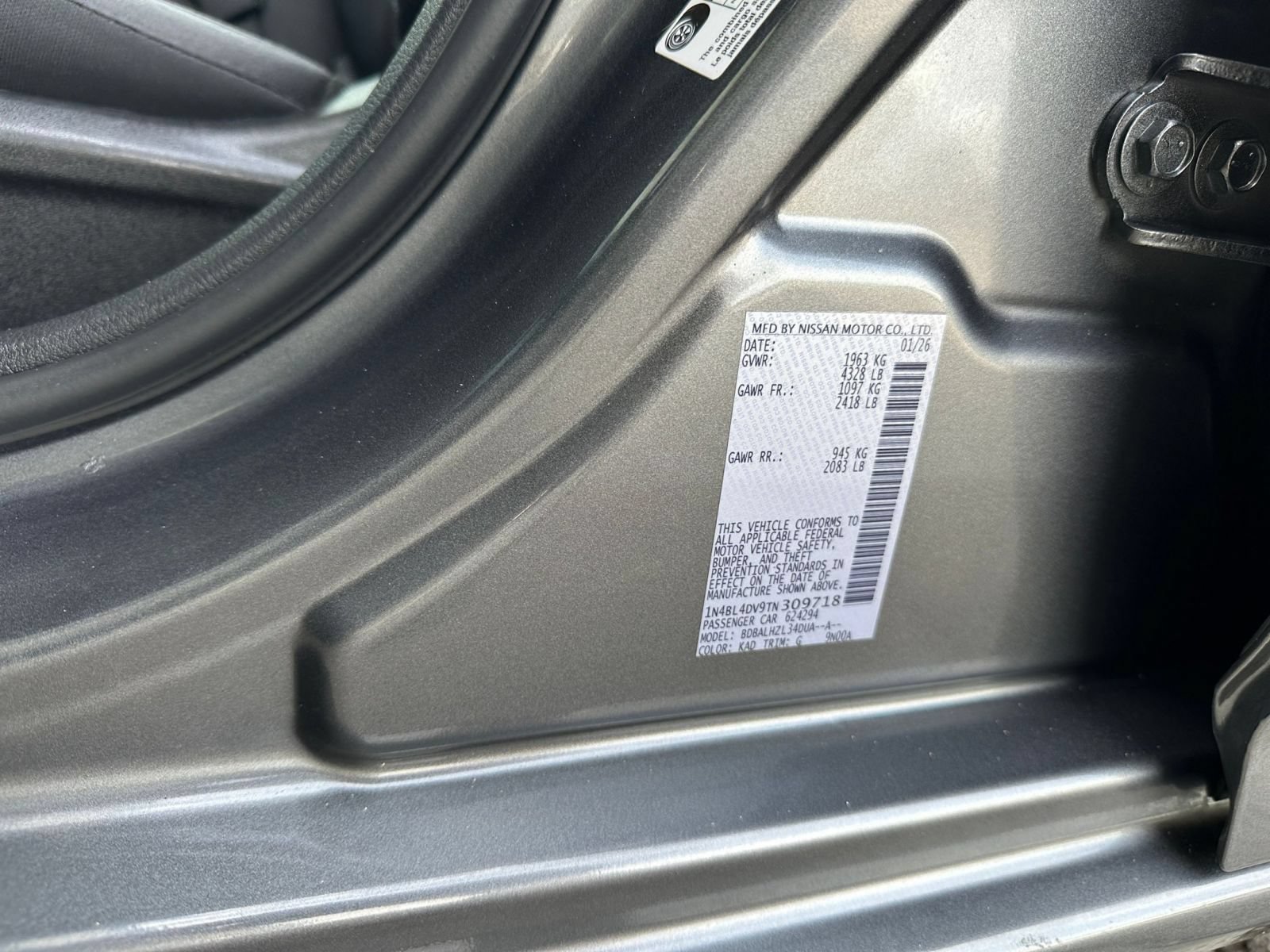 Used 2026 Nissan Altima 2.5 SV FWD image 25