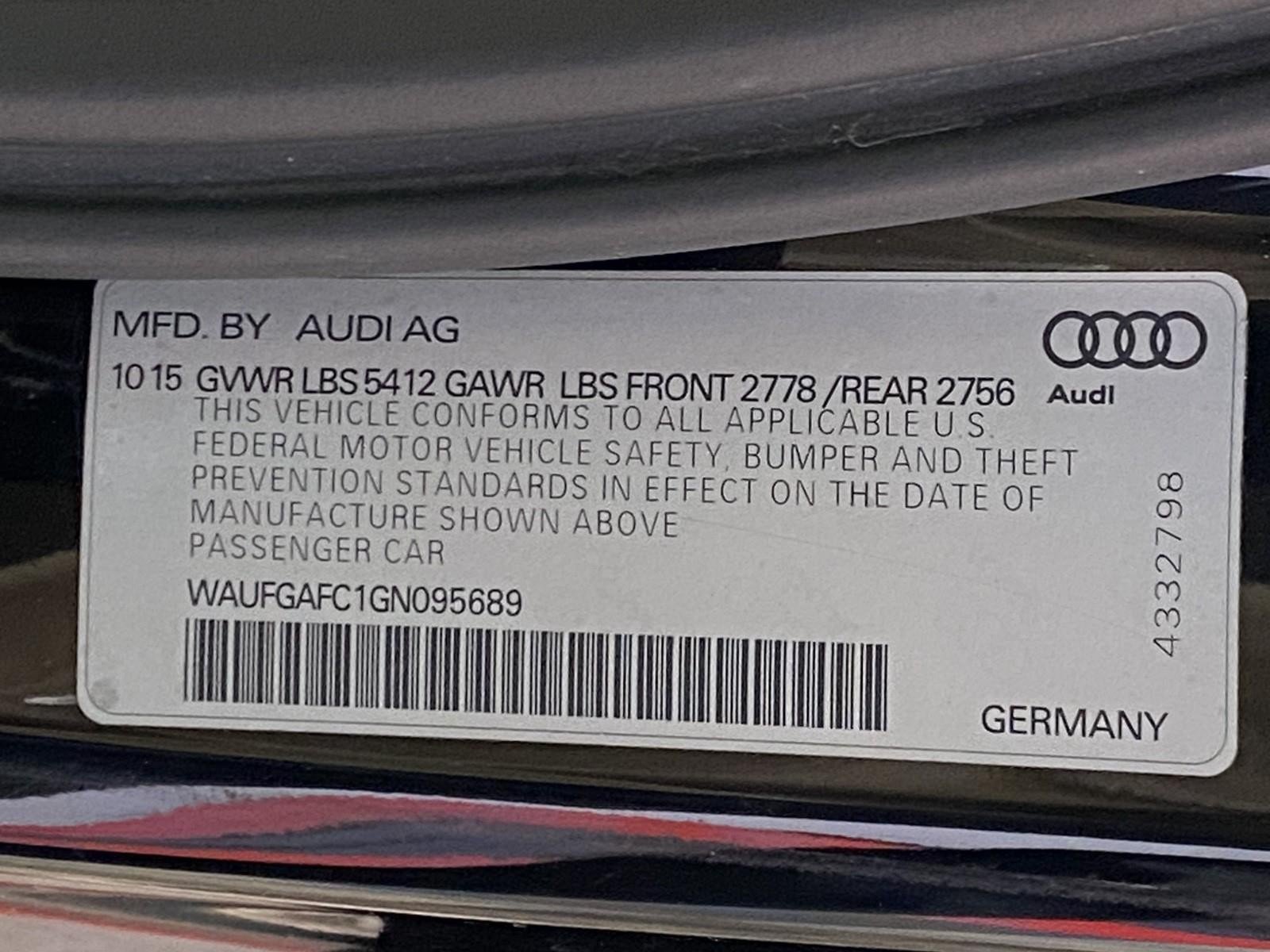 Used 2016 Audi A6 3.0T Premium Plus w/ S Line Sport Package AWD/4WD image 33