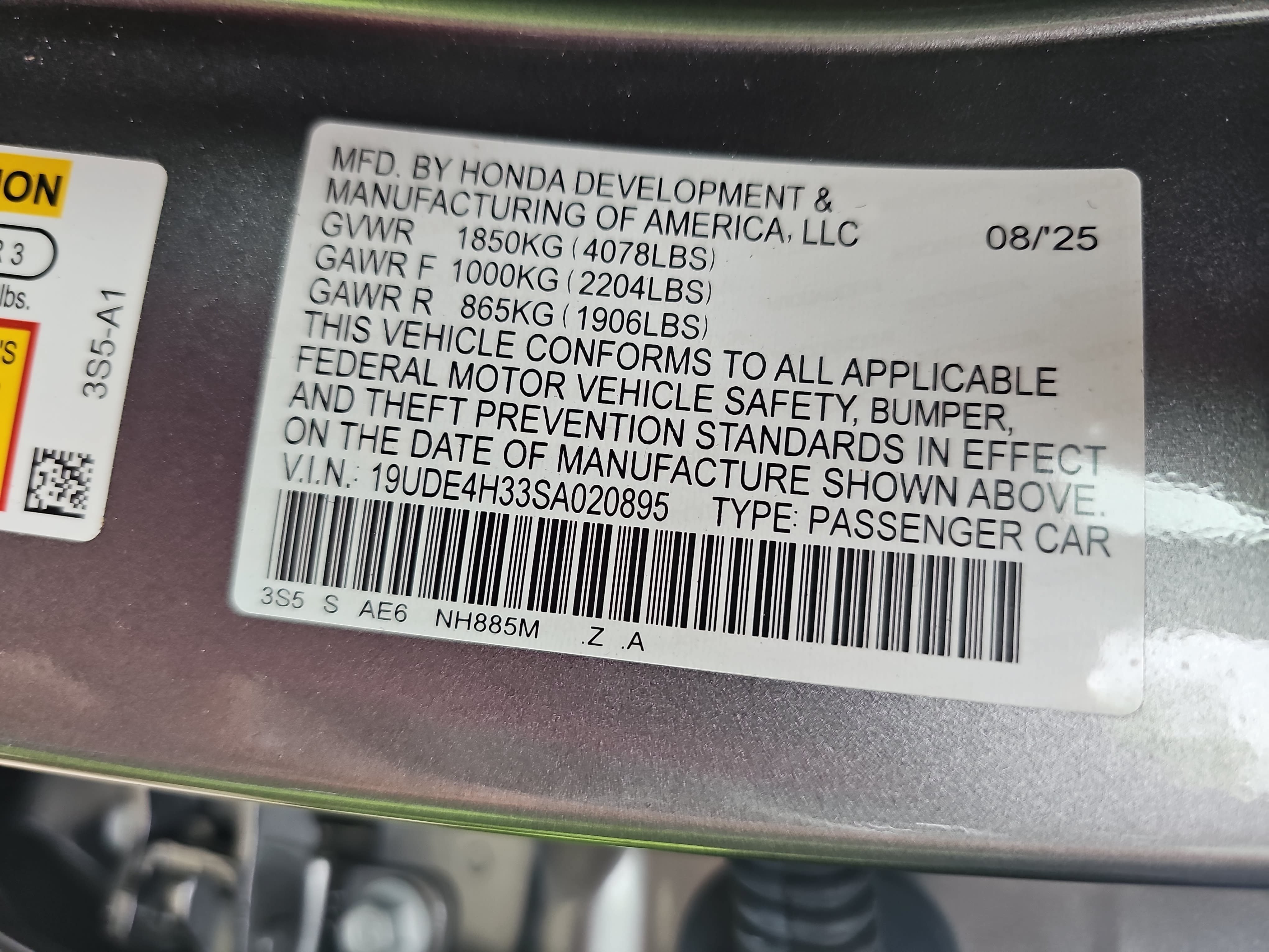 Certified 2025 Acura Integra A-Spec FWD image 34