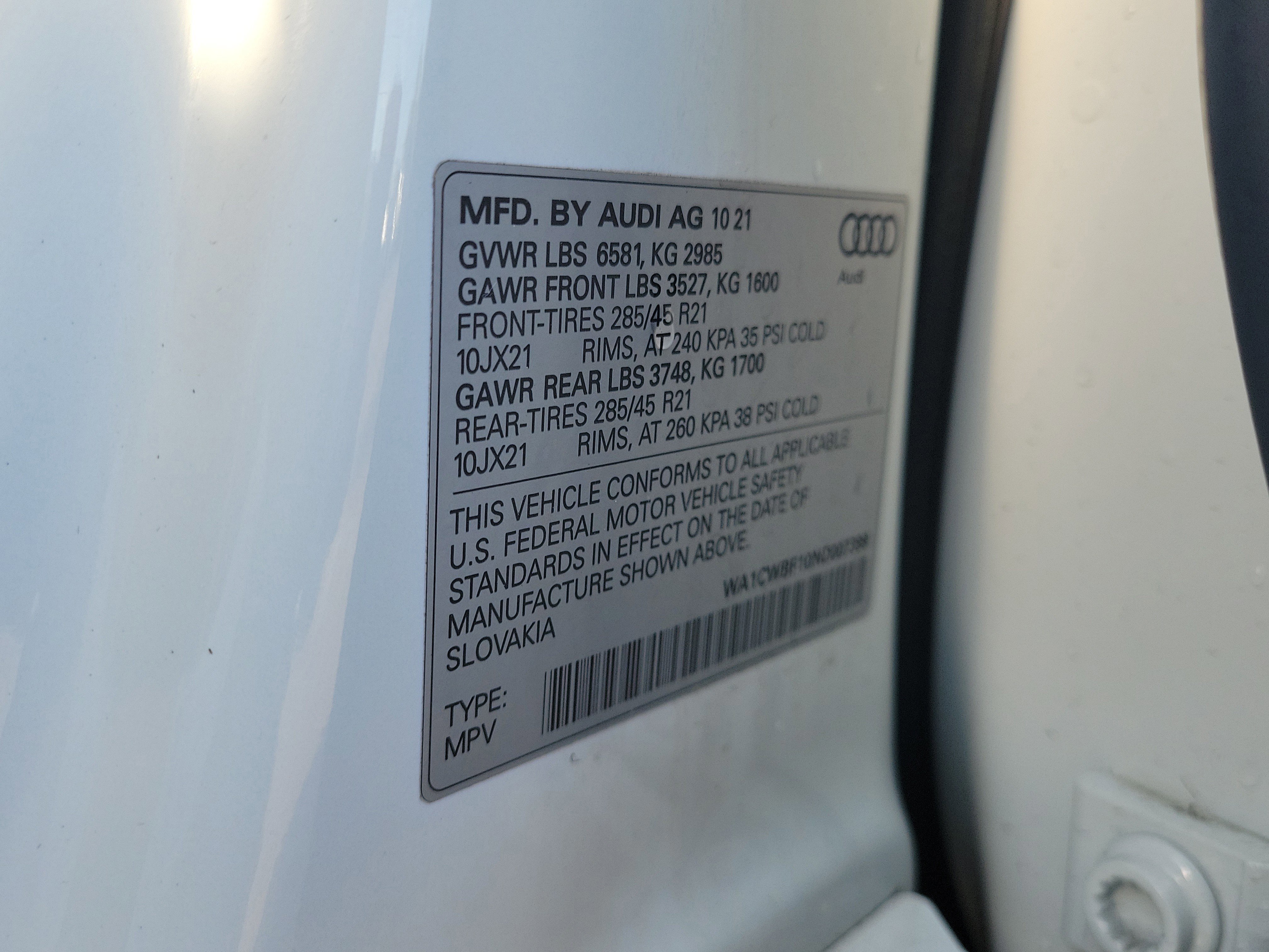 Used 2022 Audi SQ8 Prestige w/ Prestige Package image 71