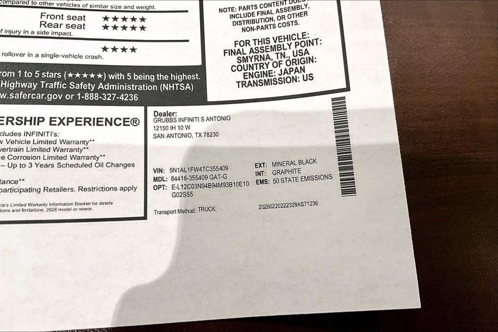 New 2026 INFINITI QX60 Sport image 41