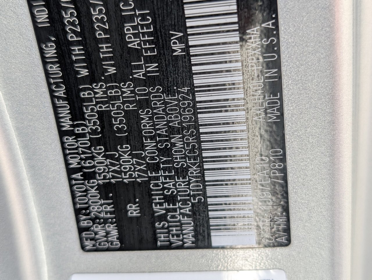 Used 2024 Toyota Sienna XLE image 22