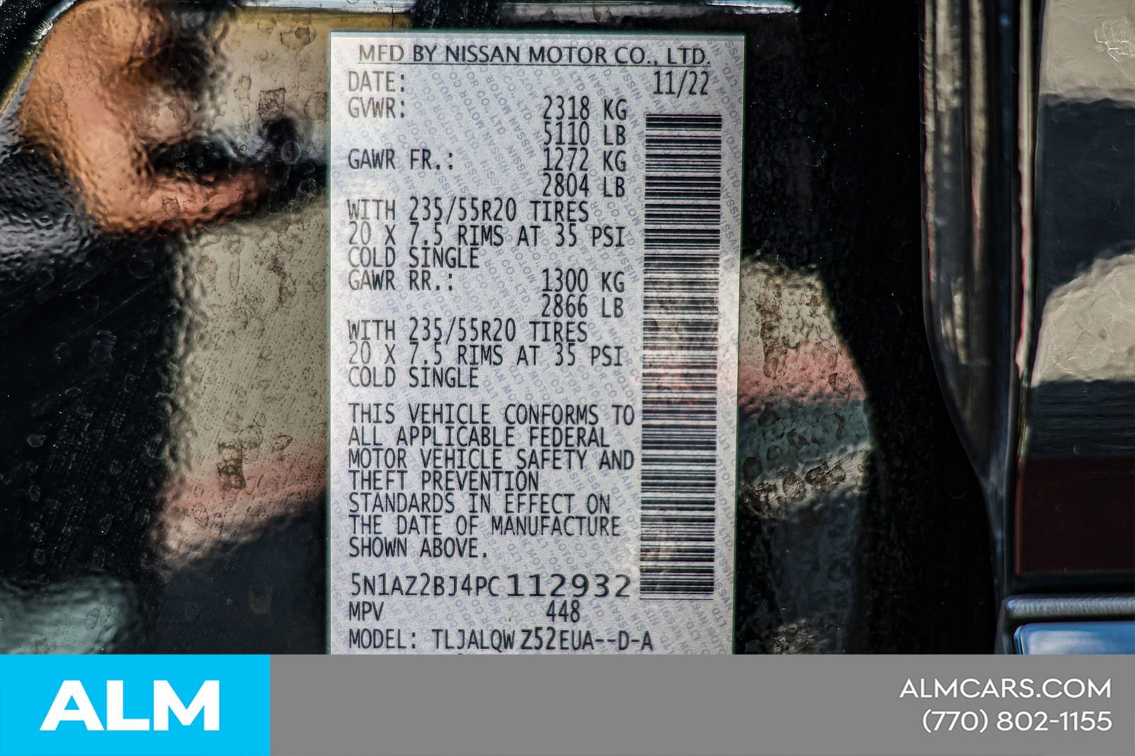 Used 2023 Nissan Murano SV w/ SV Midnight Edition Package image 47