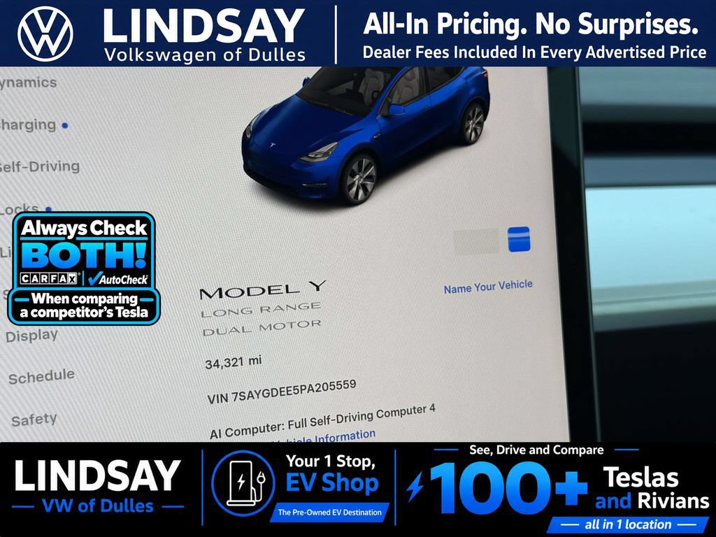 Used 2023 Tesla Model Y Long Range AWD/4WD image 17