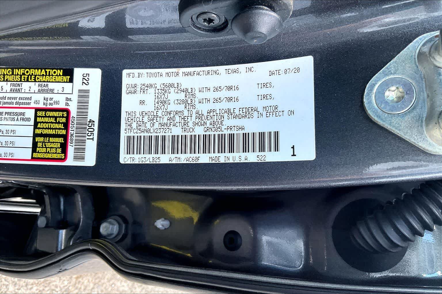 Used 2020 Toyota Tacoma TRD Pro AWD/4WD image 20