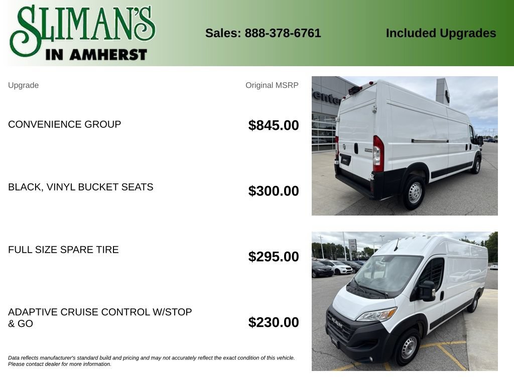 Used 2025 RAM ProMaster 2500 w/ Convenience Group FWD image 11