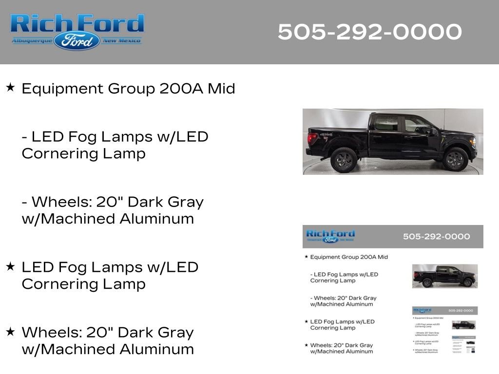 Certified 2025 Ford F150 STX w/ Equipment Group 200A AWD/4WD image 11
