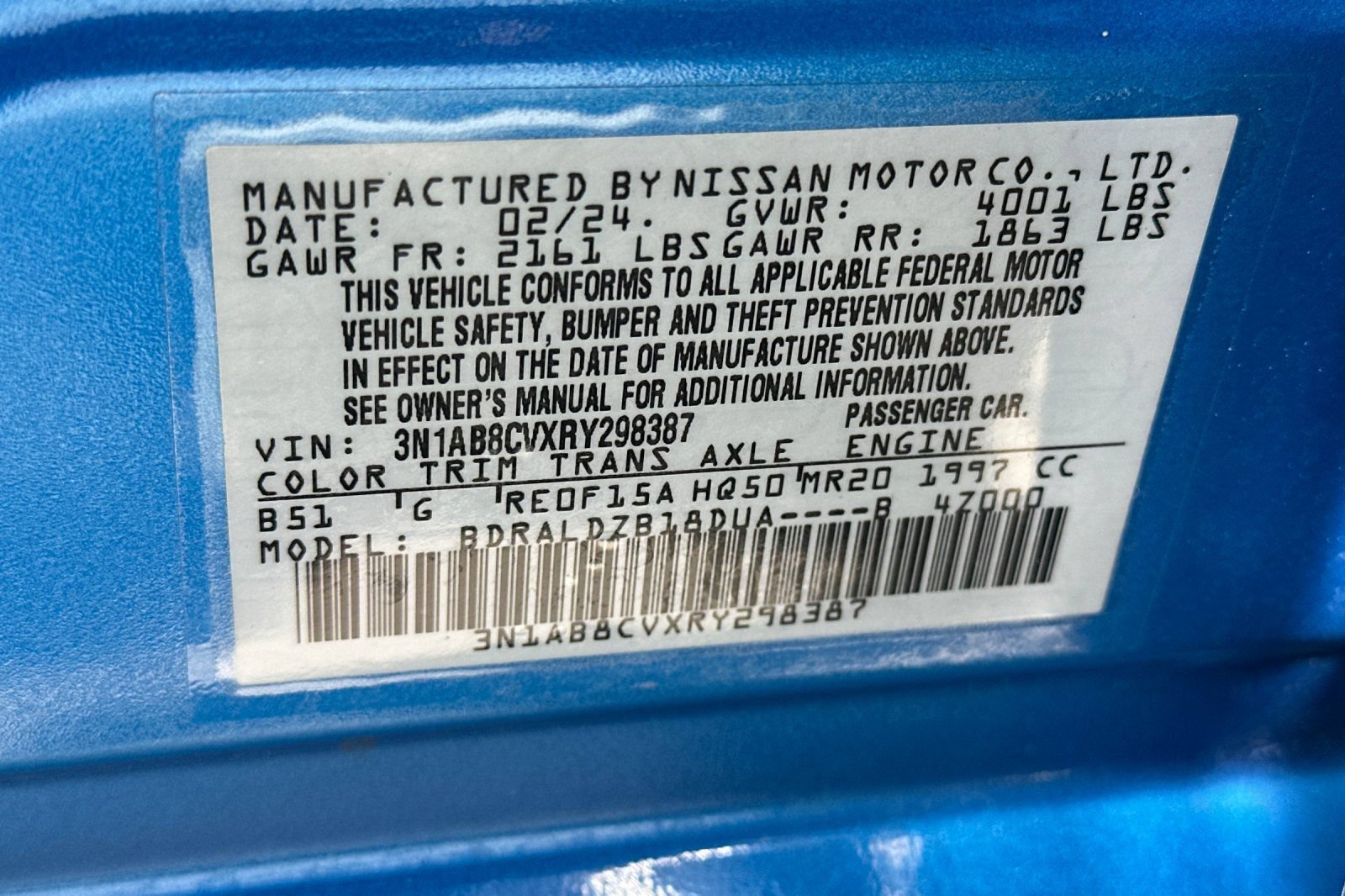 Used 2024 Nissan Sentra SV FWD image 27