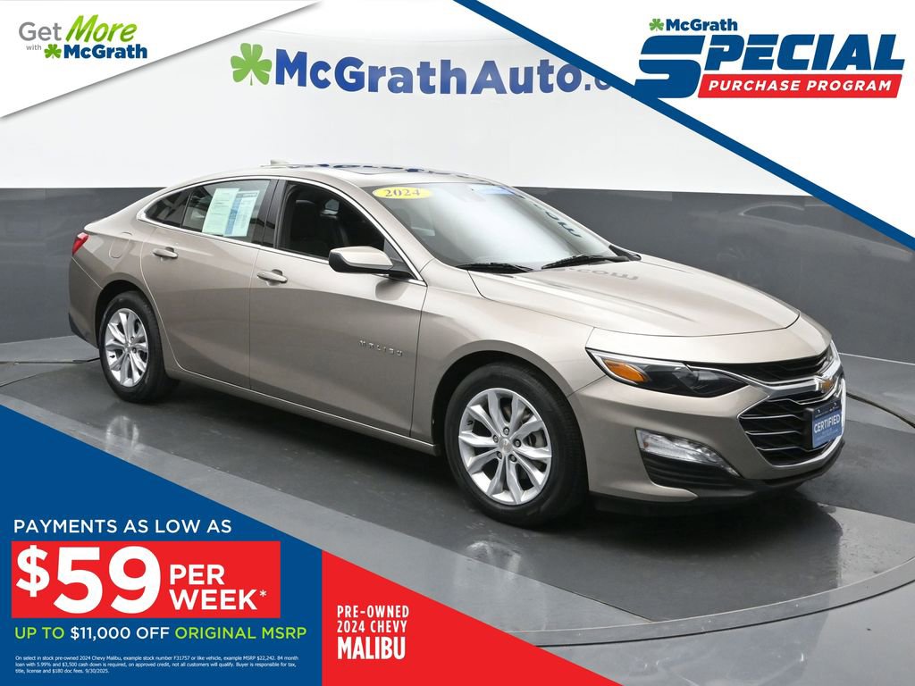 Certified 2024 Chevrolet Malibu LT image 1