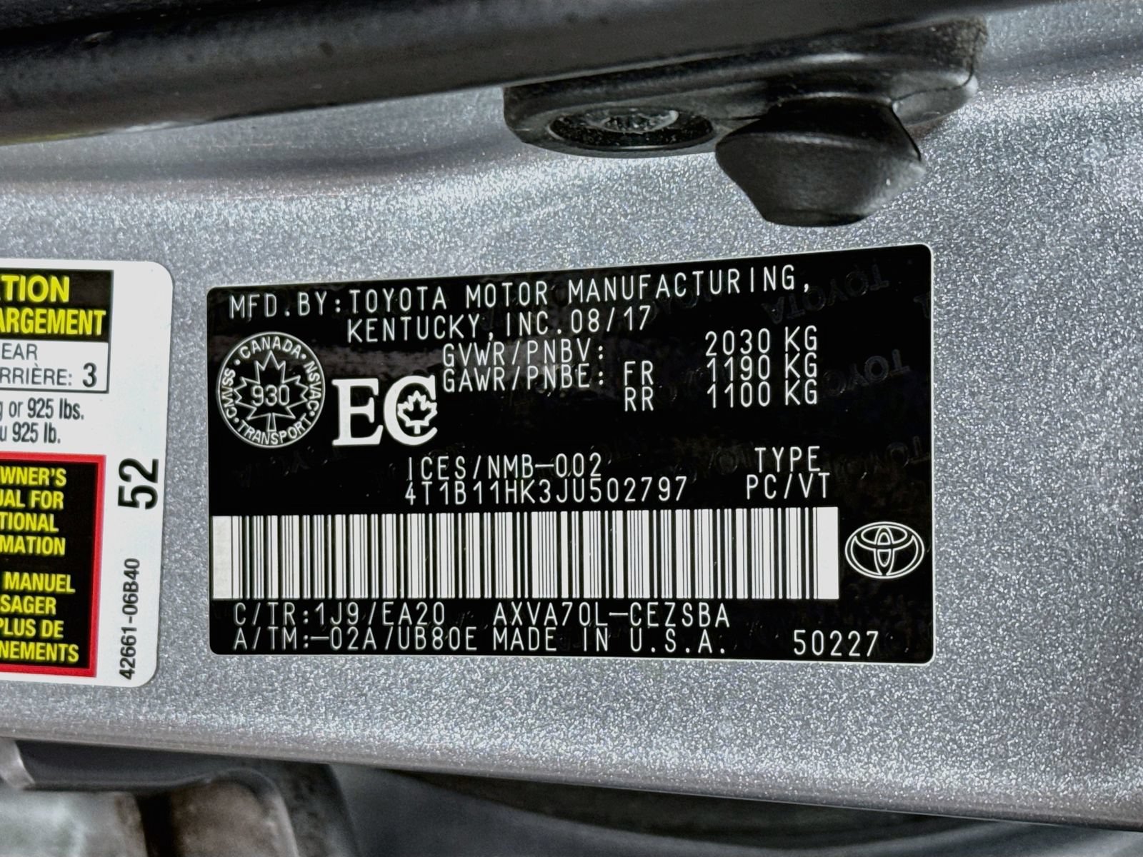 Used 2018 Toyota Camry SE FWD image 32