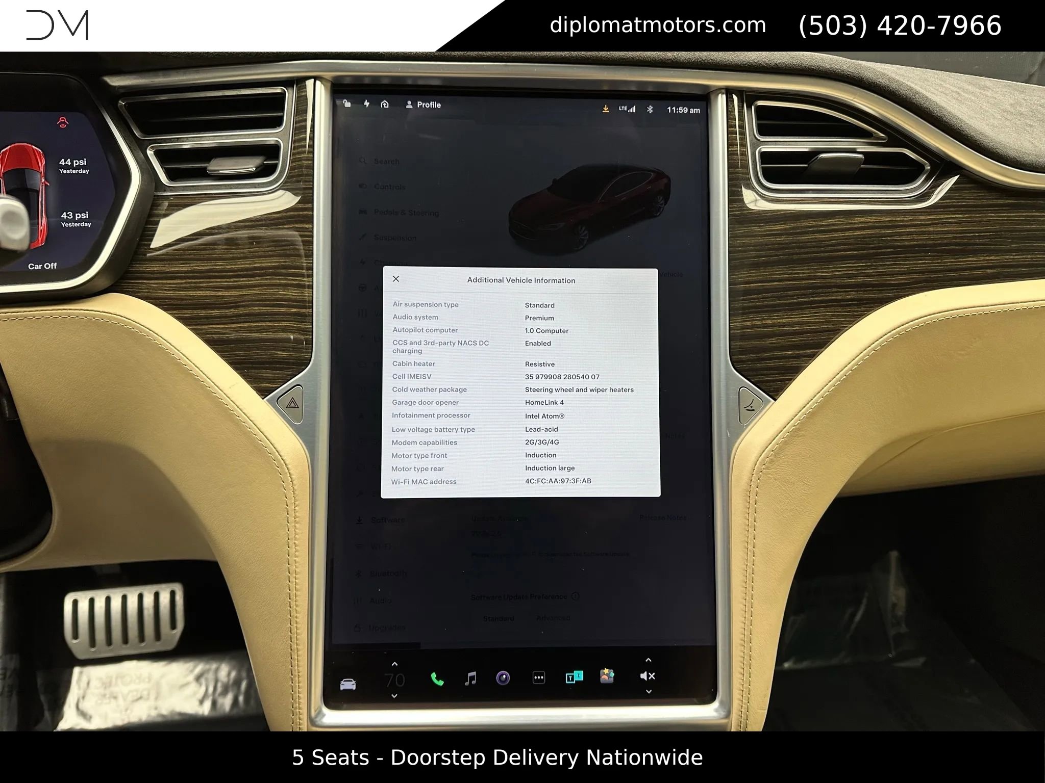 Used 2015 Tesla Model S P85D image 35
