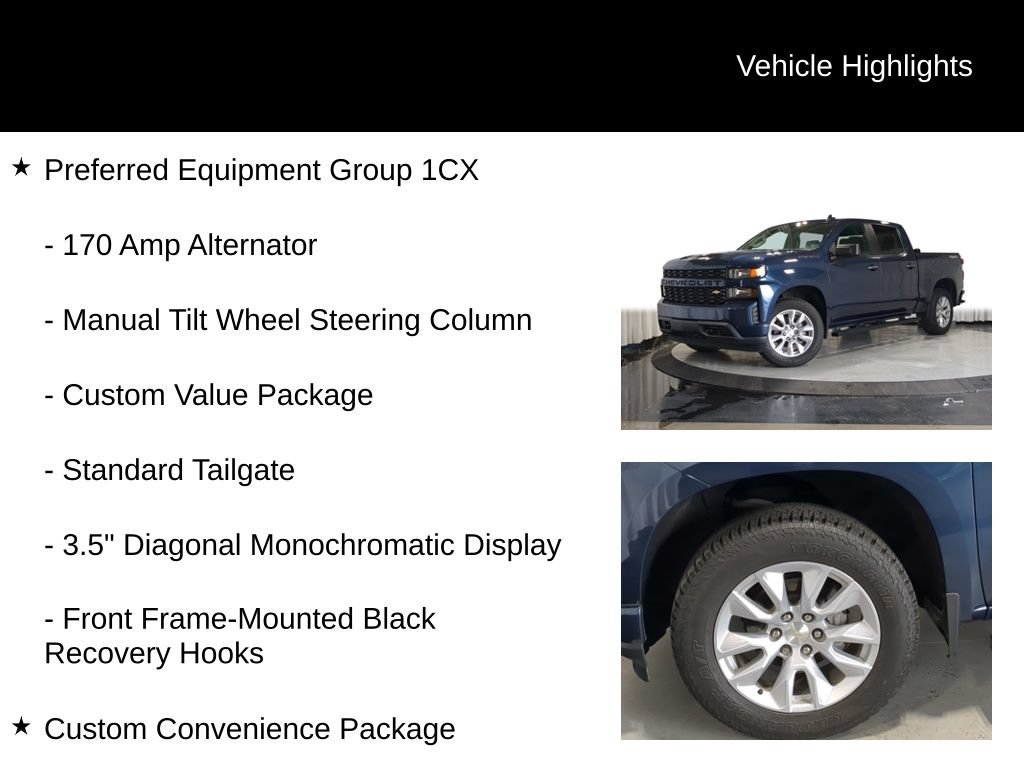 Used 2021 Chevrolet Silverado 1500 Custom w/ Safety Confidence Package AWD/4WD image 19