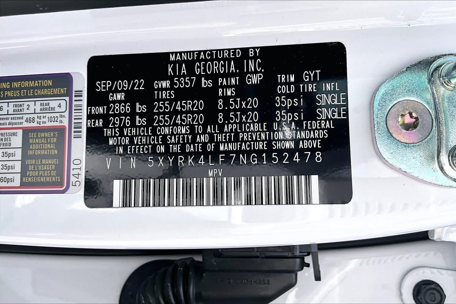 Used 2022 Kia Sorento SX FWD image 35