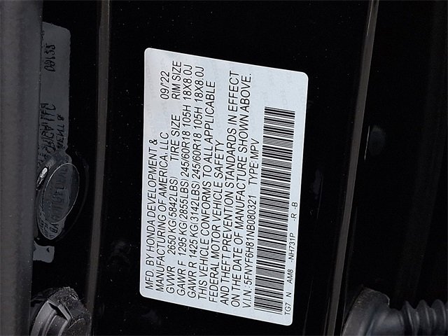 Certified 2022 Honda Pilot TrailSport image 28