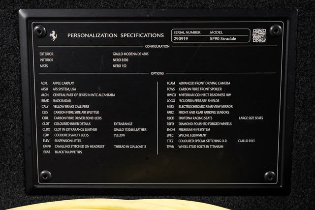 Certified 2023 Ferrari SF90 Stradale AWD/4WD image 19