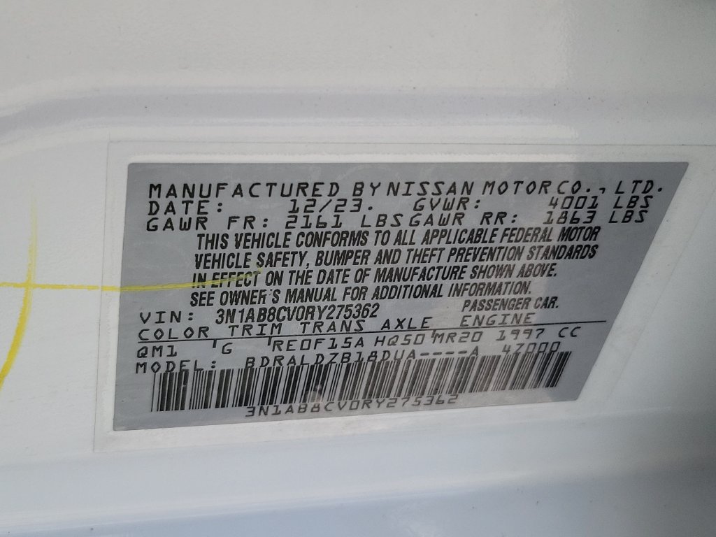 Certified 2024 Nissan Sentra SV FWD image 31