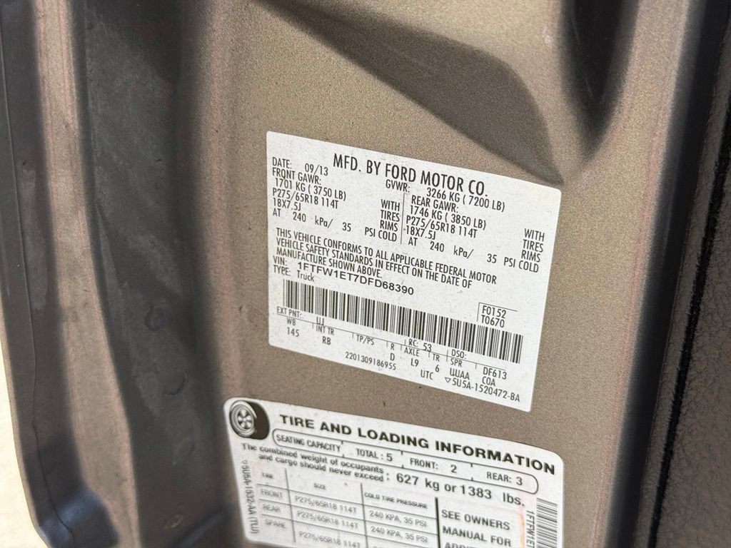 Used 2013 Ford F150 FX4 AWD/4WD image 12
