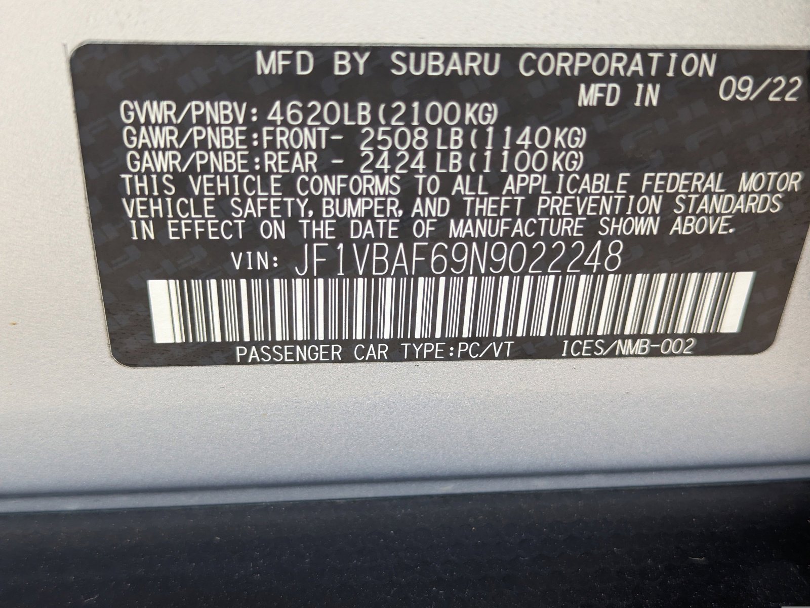 Certified 2022 Subaru WRX Premium image 32