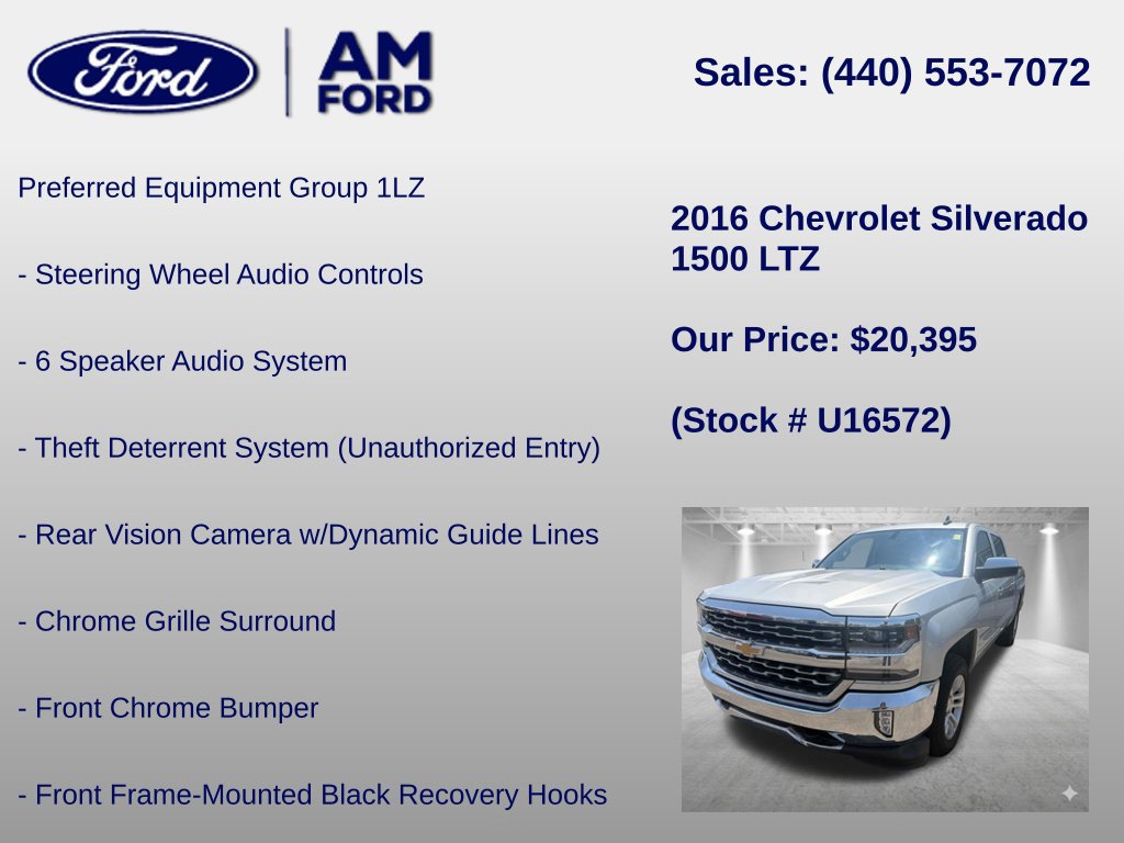 Used 2016 Chevrolet Silverado 1500 LTZ AWD/4WD image 31