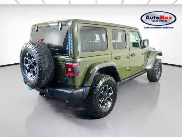 Used 2023 Jeep Wrangler Unlimited Rubicon 4xe w/ Steel Bumper Group AWD/4WD image 2