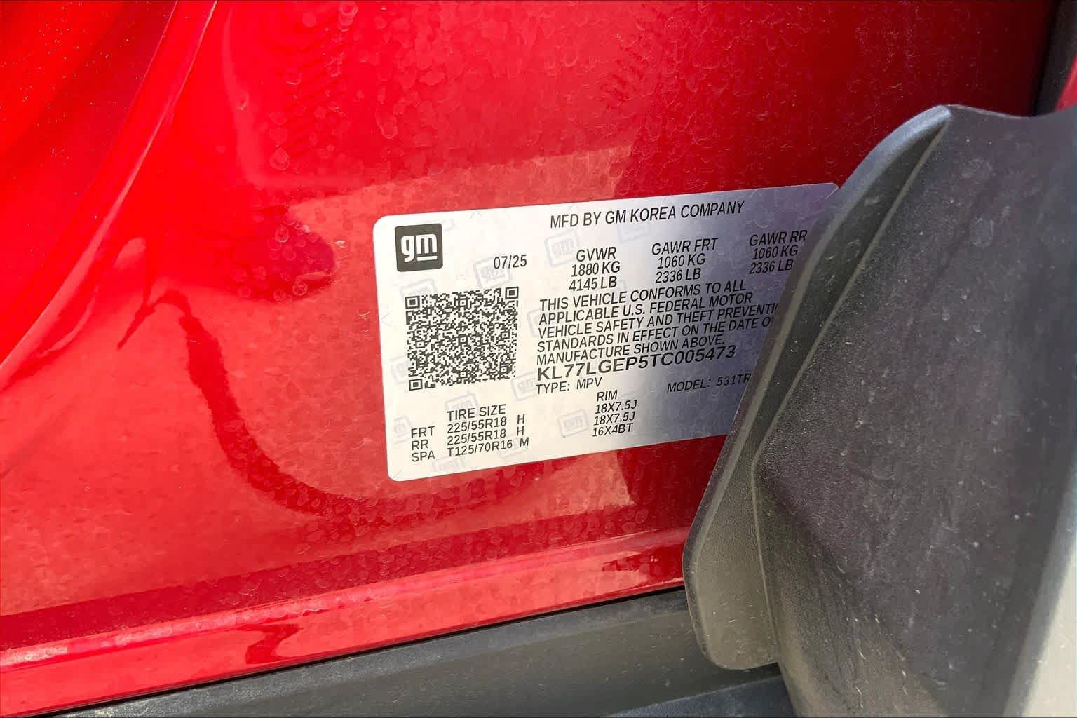 Used 2026 Chevrolet Trax RS w/ Sunroof Package FWD image 31
