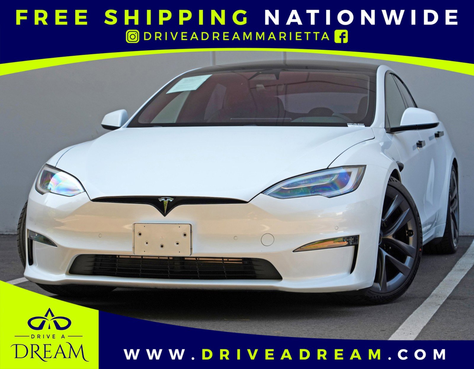 Used 2021 Tesla Model S Plaid AWD/4WD image 1