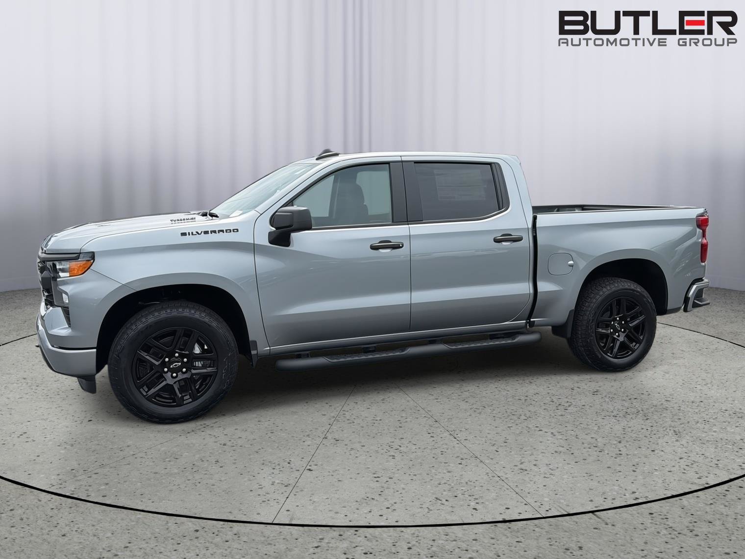 New 2026 Chevrolet Silverado 1500 Custom w/ Turbomax Blackout Package RWD image 3