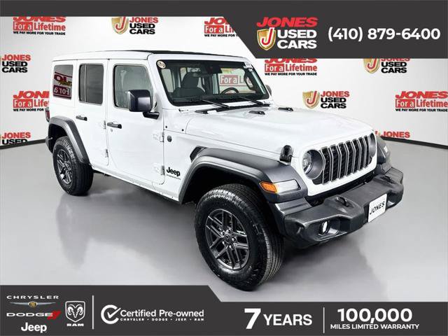 Certified 2025 Jeep Wrangler Unlimited Sport