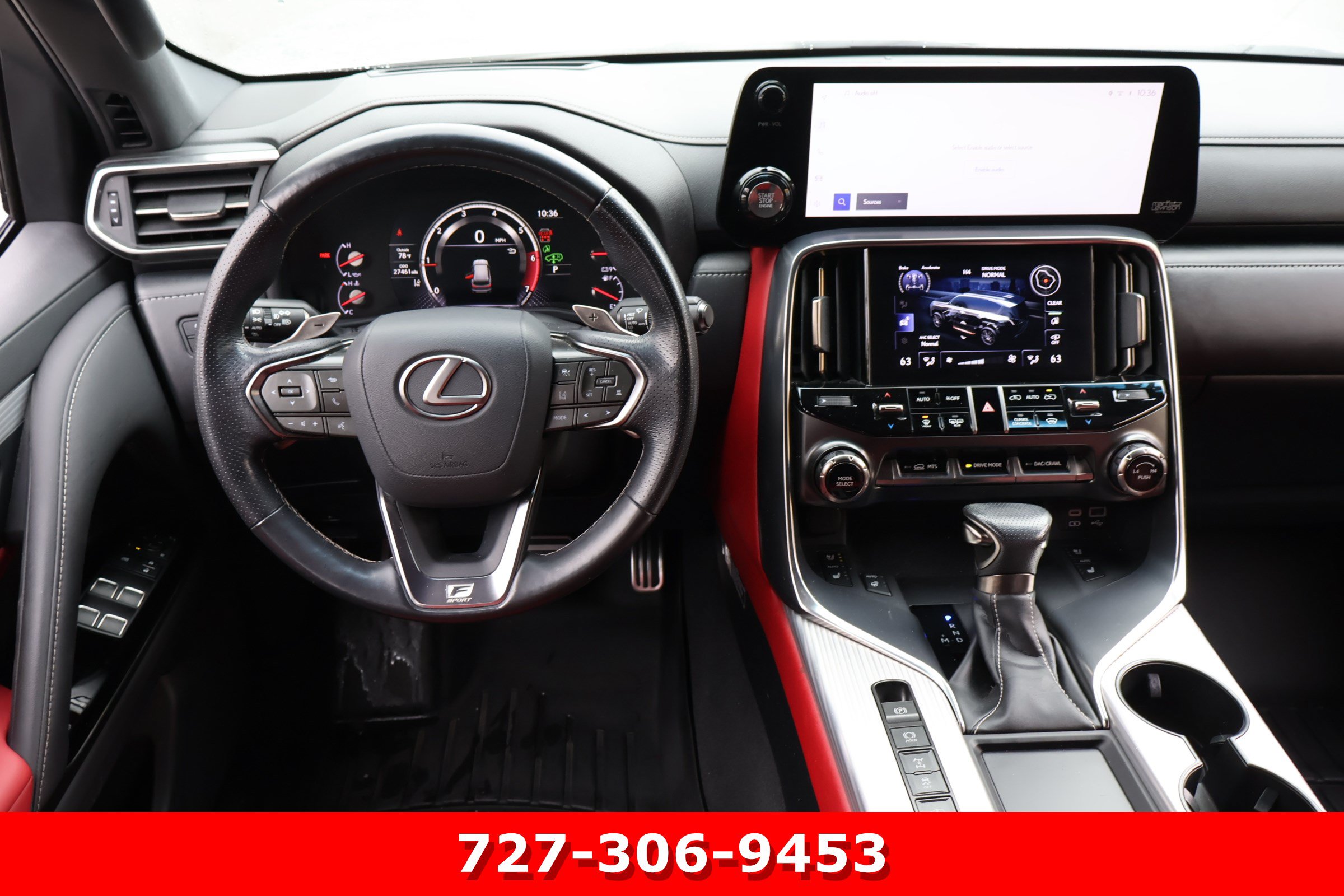 Used 2022 Lexus LX 600 F Sport w/ Accessory Package (Z1) AWD/4WD image 20