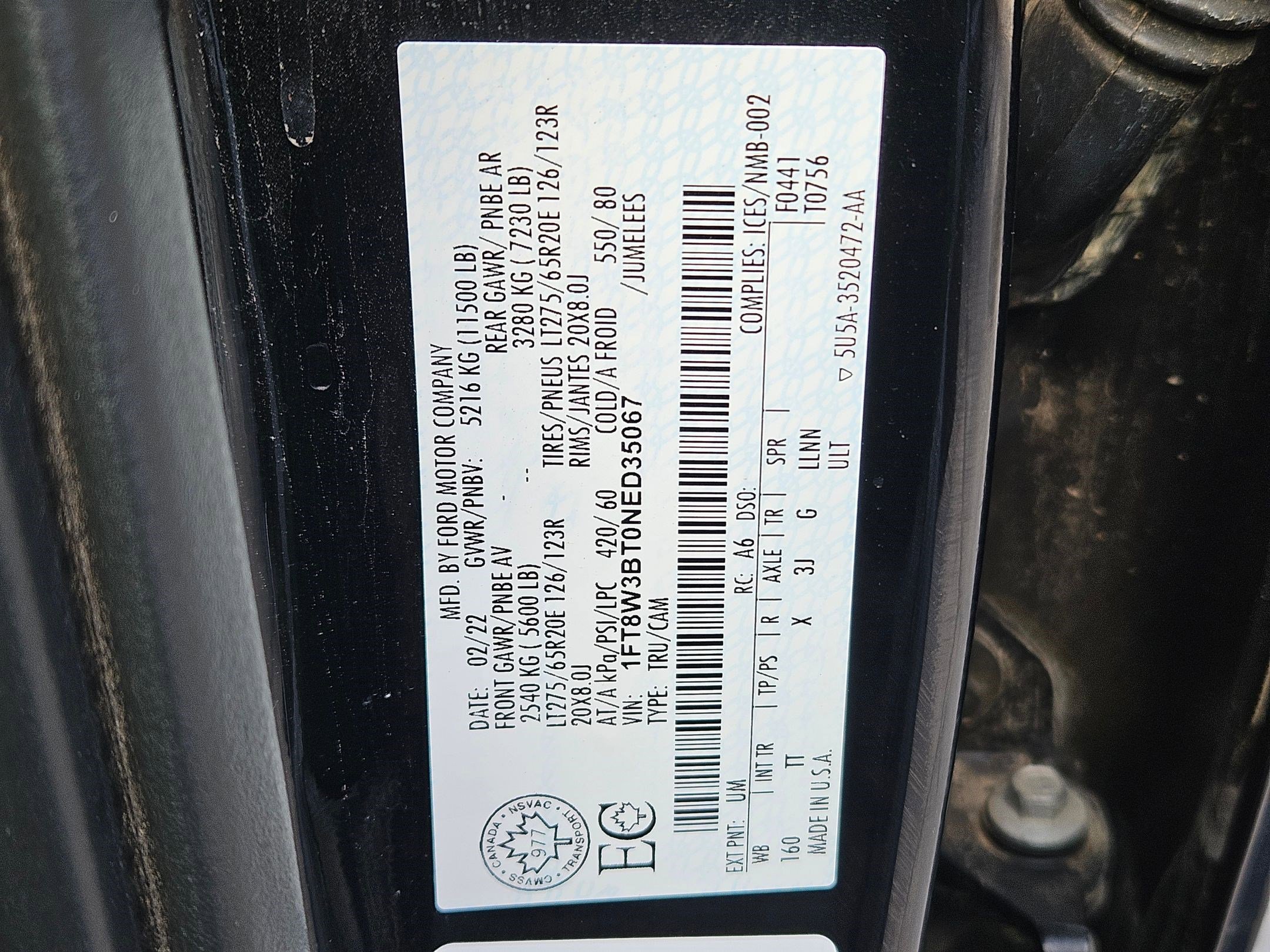 Used 2022 Ford F350 Limited AWD/4WD image 38