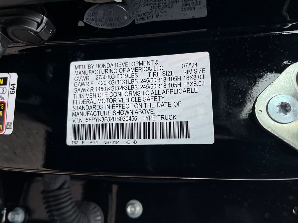 Used 2024 Honda Ridgeline Black Edition image 30