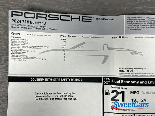 Used 2024 Porsche 718 Boxster S image 53
