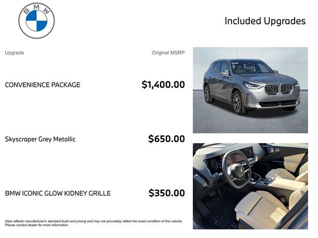 Used 2026 BMW X3 xDrive30 w/ Convenience Package AWD/4WD image 4